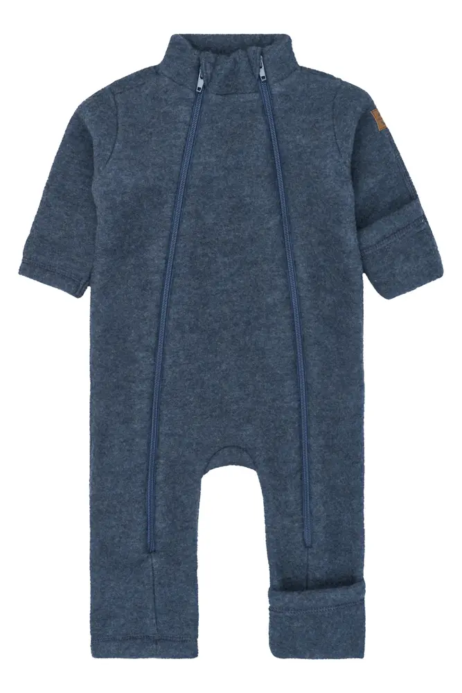 Mikk-Line Uld Dragt - Blue Melange - 92
