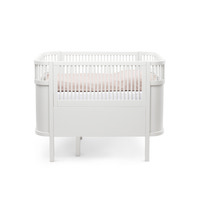 Baby & Jr. seng - classic white