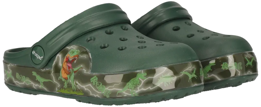 Zig Zag Runix Sandal m. Lys - Trekking Green - 28