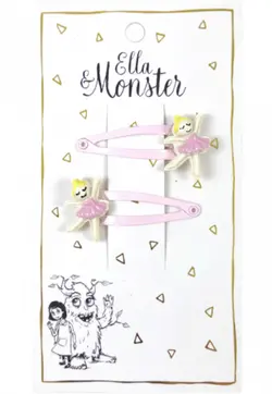 Hårclips Pink Dancer