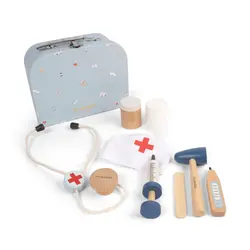 Legekuffert - Doktorsæt i træ billede
