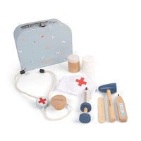 Legekuffert - Doktorsæt i træ