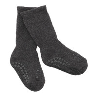 Skridsikre Strømper Tyk Bomuld - Dark grey