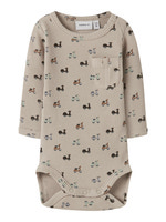 Nooter Langærmet Body - Island Fossil