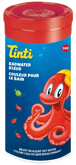 Badevandsfarver, 10 Styk, Rød