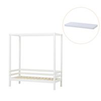 ECO Dream Himmelseng med madras 70x160 cm. - hvid