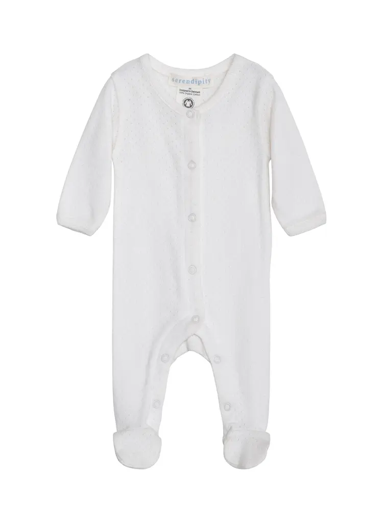 Nyfødt Dragt - Off white - 56