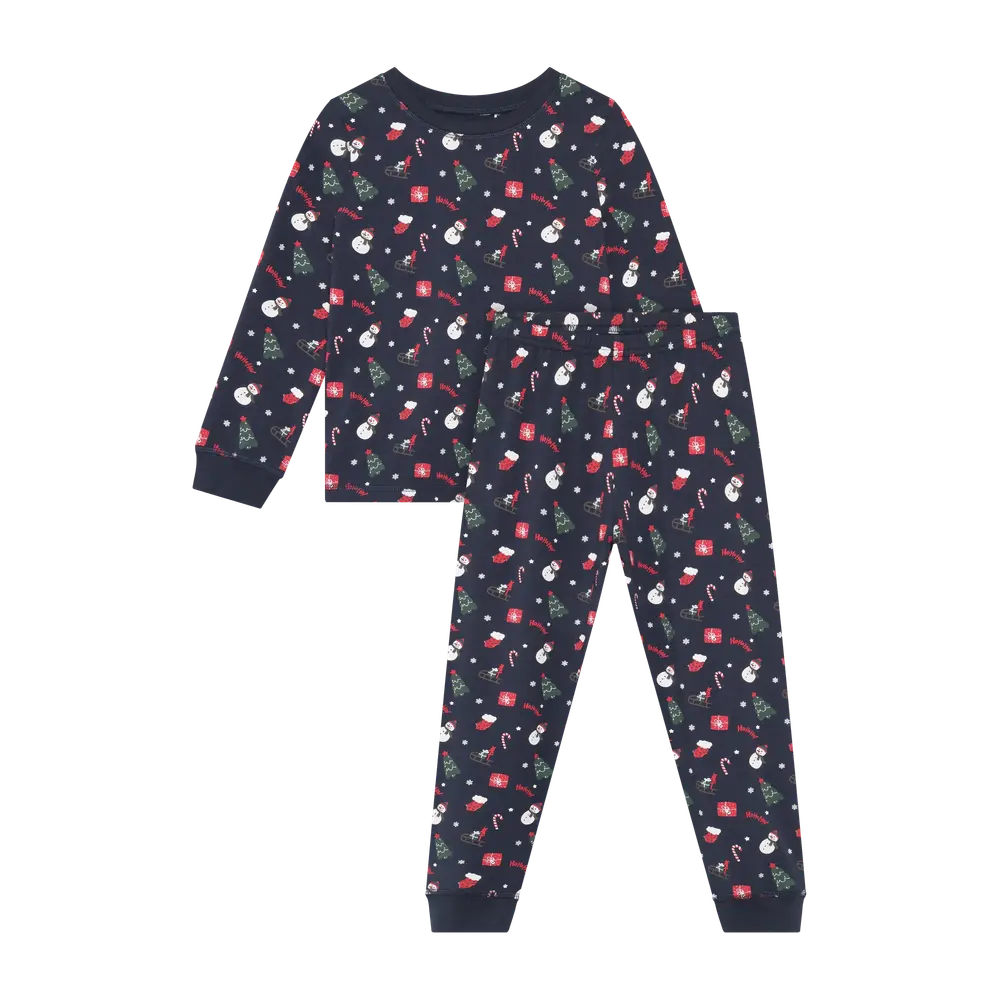 Minymo Pyjamas Sæt - Parisian Night - 92