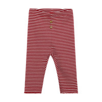 Minymo Rib Leggings - Rio Red