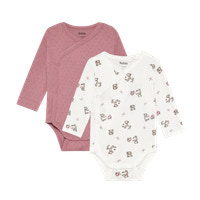 BeKids Langærmet Wrap Body 2-Pak - Nostalgia Rose