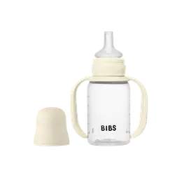 BIBS Bottle - Sutteflaskesæt - Plastik - Silikone - Sippy - 150 ml. - Ivory