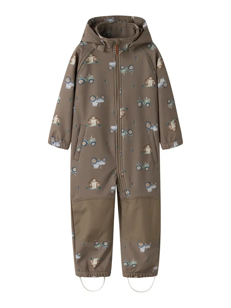 Name It Softshell Dragt - Walnut - 110
