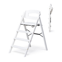 Klapp højstol foldbar - bøg hvid