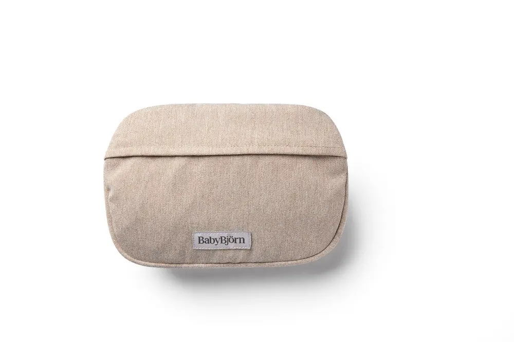 product-Pose med lommer til Bæresele Vævet mélange, lys beige
