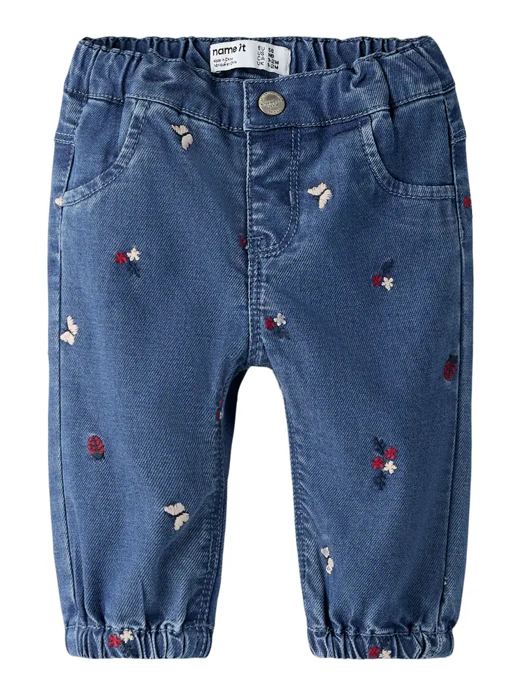 Name It Rose Jeans - Medium Blue Denim - 56 billede