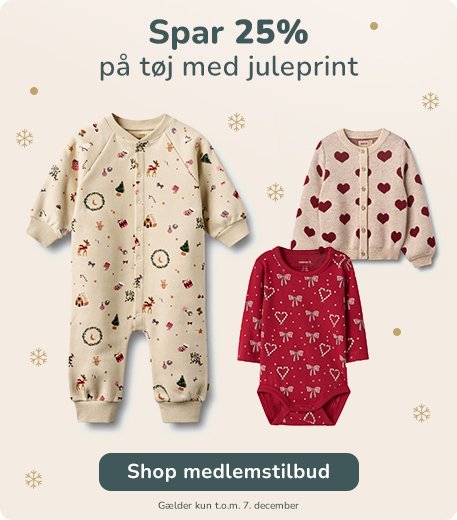 Spar 25% på juletøj - medlemstilbud denne weekend