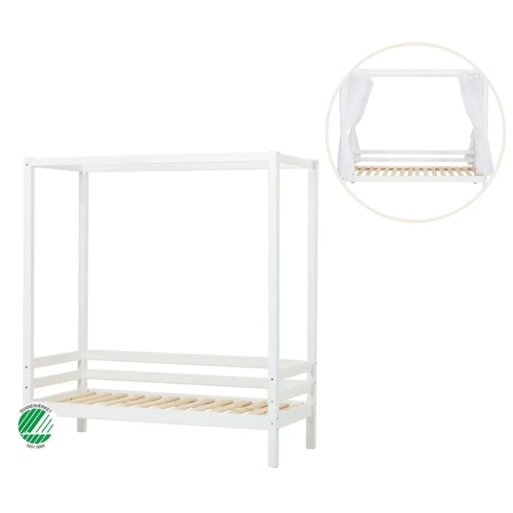 ECO Dream Himmelseng hvid, med himmel