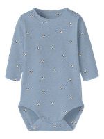 Haball Langærmet Body - Ashley blue