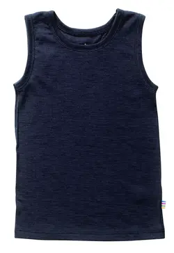 Joha Undertrøje Marineblå Merinould - Str. 130cm (128/134cm)