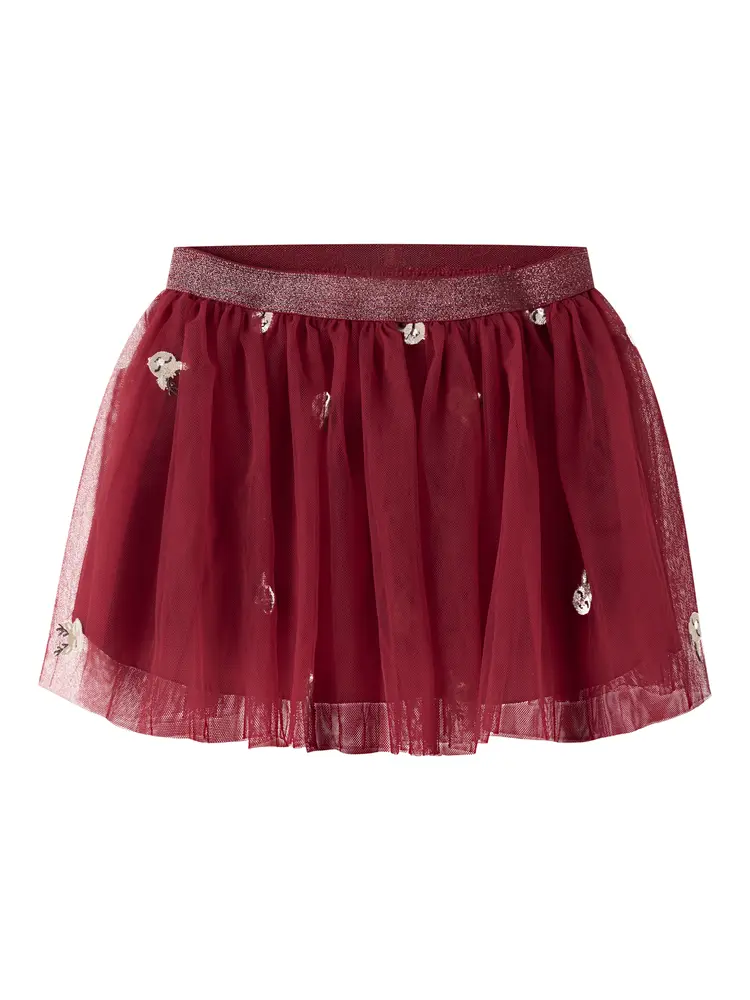 Name It Veross Tulle Nederdel - Red Dahlia - 98