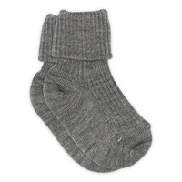 Hilde baby strømper - Grey Melange