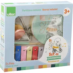 Musiksæt - Første instrumenter Xylofon, tambourin & flere