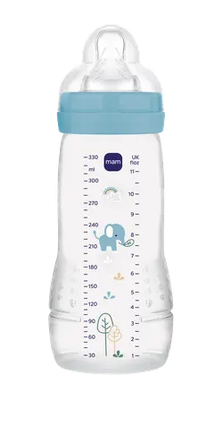 MAM Easy Active Baby Bottle 330ml BLUE billede