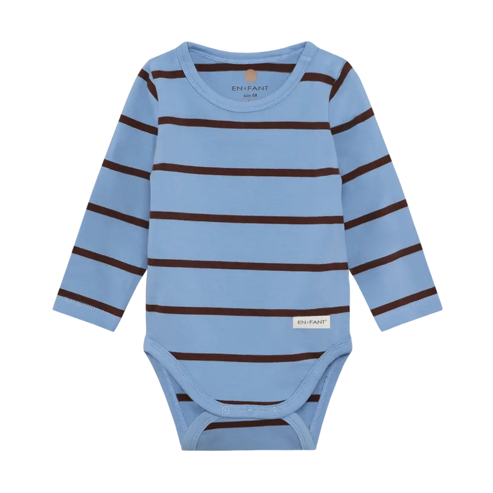 En Fant Langærmet Body - Bel Air Blue - 74