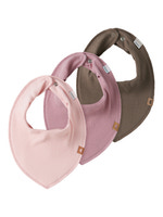 Name It Yvette Rib Bib 3-Pak - Lotus