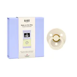 BIBS Gavesæt - Baby on The Way - Sut - Str. 1 - Latex - Ivory