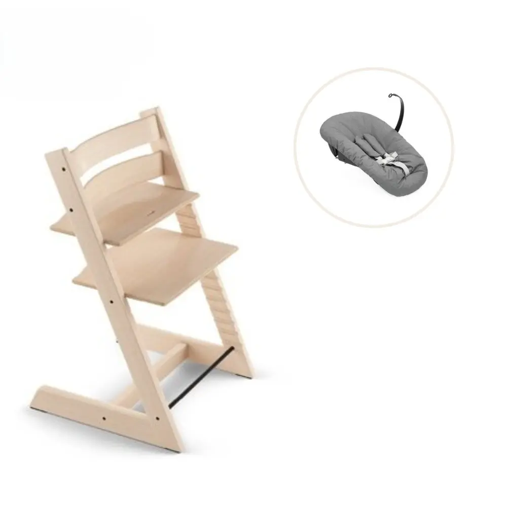 product-Højstol bøg inkl. newborn sæt - Natur