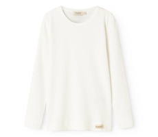 T-shirt, langærmet - Gentle white