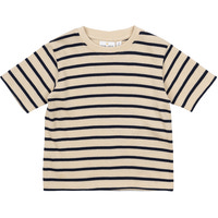 Nat Uni OS SS T-shirt - Indigo stripe