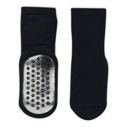 Ankelstrømpe Med Gummisål - navy - 25/28