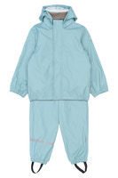 Regntøj PU m. Seler - Stone Blue