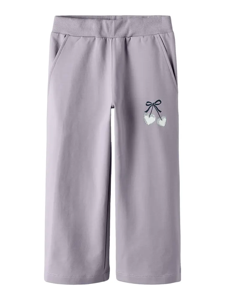 Name It Sweatpants - Wide - NmfBasalt - Lavender Gray