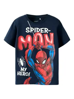 Name It T-shirt - Noos - NmmMarvin - Spider Man - Navy Blazer