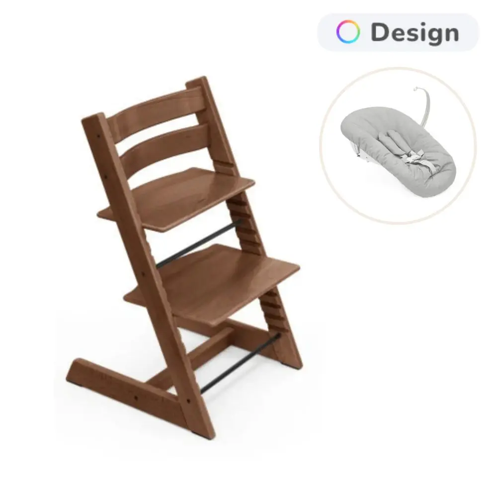 product-Tripp Trapp Højstol Bøg Warm Brown Inkl. Newborn Sæt