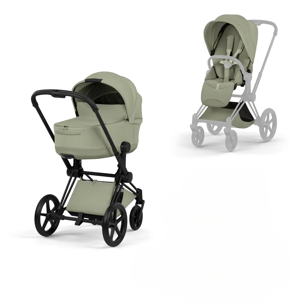 Cybex Priam Kombivogn - Style - Sage Green/Matt Black