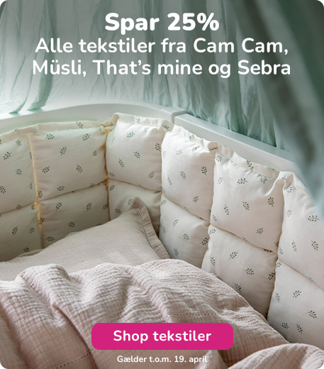 Spar 25% på tekstiler