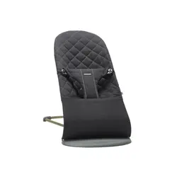 Skråstol Bliss Vævet Kl. Quilt - Sort/Mørkegrå