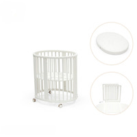 Sleepi Mini V3 inkl. madras og ombygningssæt - hvid