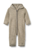 Wheat Ata Uld Fleece Køredragt - Khaki Melange