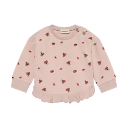 Minymo Sweatshirt - Peach Whip m. Mariehøns