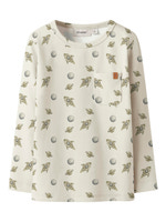 Layo Geo Bluse - Turtledove