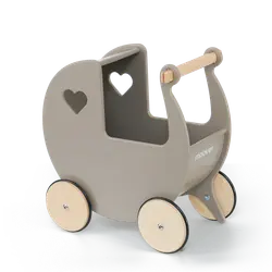 Luksus dukkevogn i grå
