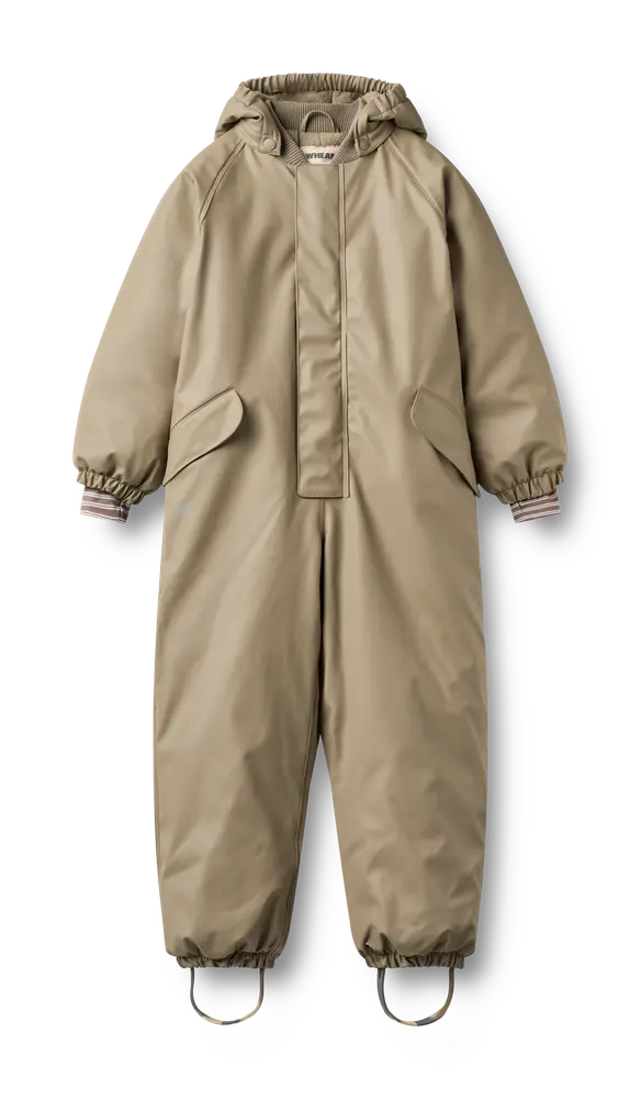 Wheat Ludo Gummi Flyverdragt - Grey Stone - 110