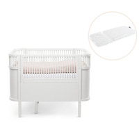 Baby & Jr. seng - classic white med madras