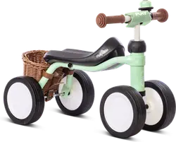 Puky Pukylino - Løbecykel fra 1 år/75 cm - Inkl Kurv og Ringklokke- Pastel Grøn