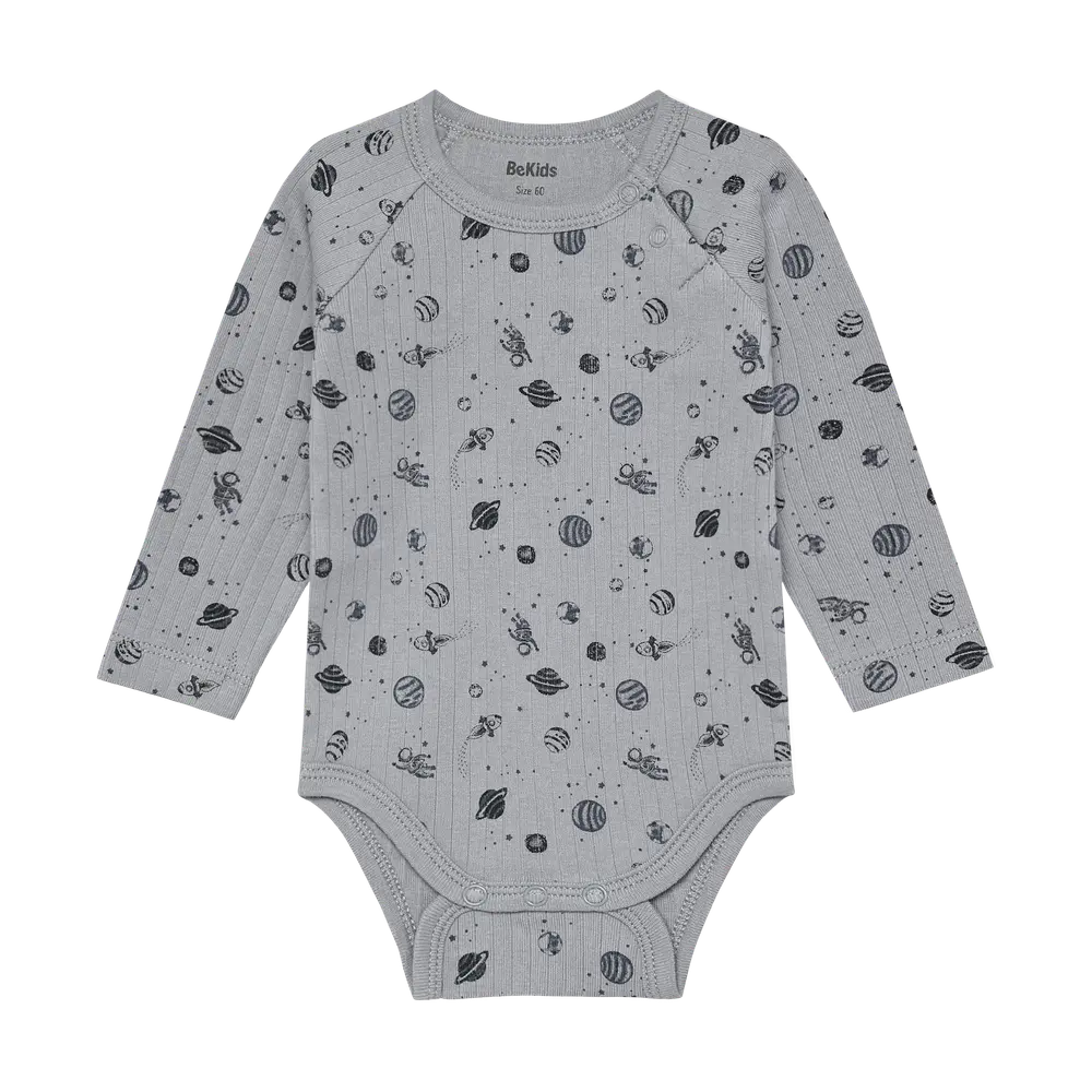 BeKids Langærmet Body - Wheathervane - 50